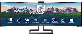 Philips SuperWide Curved LCD display 498P9Z/00 48.8 "