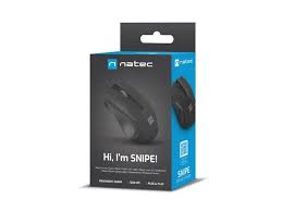 Natec Mouse Snipe Wired, Black