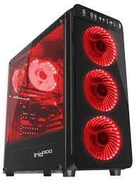 GENESIS IRID 300 Pc case, Midi tower, USB 3.0, Red